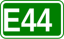 Zeichen der Europastraße 44