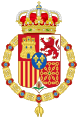 Versão do Escudo da Espanha com o Tosão de Ouro