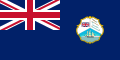Vlajka Britského Hondurasu (1919–1981) Poměr stran: 1:2
