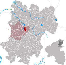 Läget för Freilingen i Westerwaldkreis