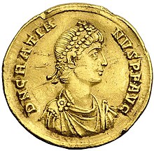 A Roman coin