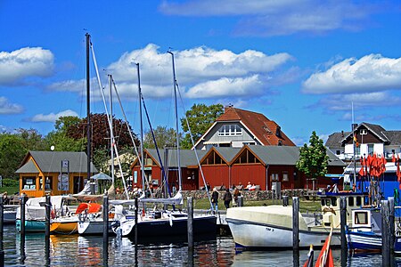 de haven in Niendorf