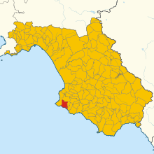 Localisation de Montecorice