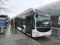 Un Mercedes-Benz Citaro G devant la gare centrale.