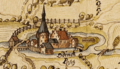 De burcht Oeding in 1599