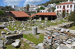 Ruinen efter kung Mausollos’ gravmonument.