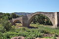 Pont de Capella (Ribagorça) amb perfil d'esquena d'ase