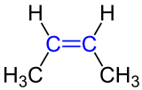 Strukturformel cis-2-Buten