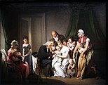 La vaccine or Le préjugé vaincu by Louis-Léopold Boilly, 1807