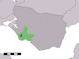 Kaart van Borssele