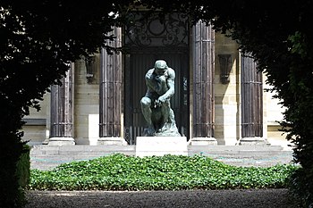Grabstelle Auguste Rodins auf dem Gelände des Musée Rodin de Meudon