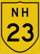 National Highway 23 shield}}