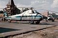 Deux Sikorsky S-58 à l'héliport de Bruxelles en 1955.