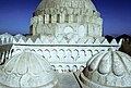 Three of the domes of the Ashrafiya Mosque