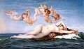 アレクサンドル・カバネル『ヴィーナスの誕生』1863年。油彩、キャンバス、177 × 272.5 cm。オルセー美術館[208]。