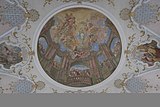 Deckenmalerei im Langhaus, Maria Immaculata