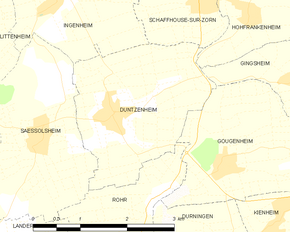 Poziția localității Duntzenheim