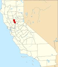 Location in the state of California