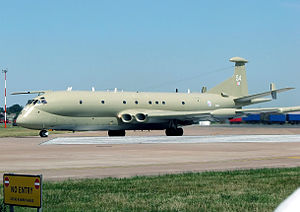 Kalkışa hazırlanan bir Nimrod MR2