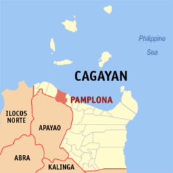 Peta Cagayan dengan Pamplona dipaparkan