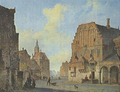 Pintura de Cornelis Springer da cidade de Arnhem (1840)