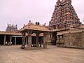 Image 17The hall in front of Ranganayaki's shrine, Srirangam, where Kambar is said to have recited his works on Kamba Ramayanam (from Tamils)