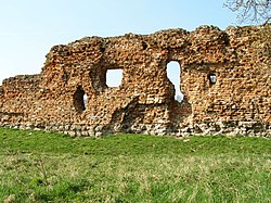 Ruins of the castle in Szubin