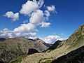 Vallone Saulera, Valle Ala di Stura vista su Uja di Mondrone (versante sud-ovest)