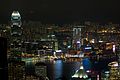 4. Éjszakai kilátás a Victoria-hegyről Victoria és Kaulung irányába (Hongkong) (javítás)/(csere)