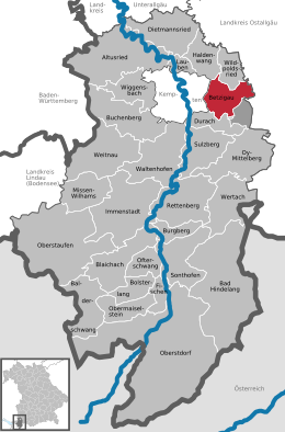 Betzigau - Localizazion