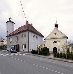 Kaple Navštívení Panny Marie a požární zbrojnice