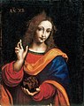 Gian Giacomo Caprottin Salvator Mundi -aiheinen maalaus 1500-luvulta.