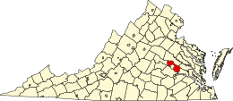 Contea di Henrico – Mappa