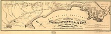 A map of the San Francisco Bay coastline including hills, streams, and roads and showing the communities from left to right of San Jose, Santa Clara, Alviso, Mezesville, San Francisco