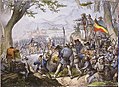 Slaget ved Kandern i 1848, da friskarene led nederlag.