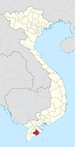 朔莊省在越南的位置
