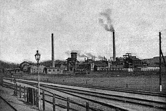 Bahnhof Messel, vor 1907