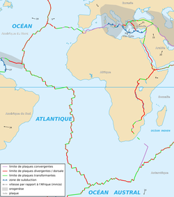 Image illustrative de l’article Plaque africaine