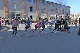 Bieg Kościuszkowski; start sztafety kobiet