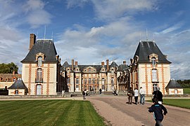 The château de Grosbois, listed as an historical monument