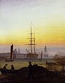 Caspar David Friedrich: De haven van Greifswald, plm. 1819[6]