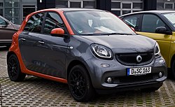 Smart Forfour 1.0 Edition #1 (W 453) (2014–2019)
