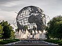 The Unisphere, a large metal globe sculpture