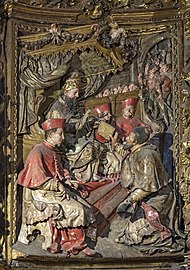 Saint Pacien face à Paul III.