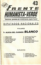 Frente Humanista - Verde