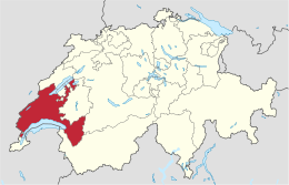 Cantone di Vaud – Localizzazione