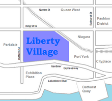 Vicinity of Liberty Village