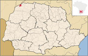 Kart over São Pedro do Paraná