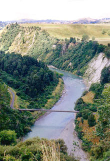 The Rangitikei River running through Pohonui-Porewa