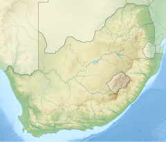 Vredefort-krateret ligger i Sør-Afrika